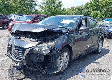 2016 Mazda Mazda3 I Grand Touring z USA, uszkodzony, nr VIN JM1BM1X77G1294877